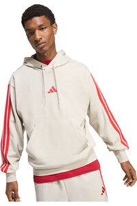 adidas sudadera hombre ESSENTIALS FRENCH TERRY 3 BANDAS vista detalle