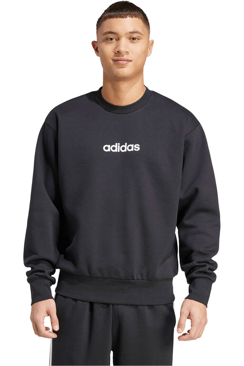 adidas sudadera hombre ESSENTIALS LINEAR vista frontal