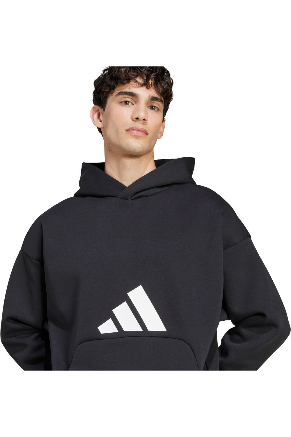 adidas sudadera hombre FUTURE ICONS THREE BAR vista detalle