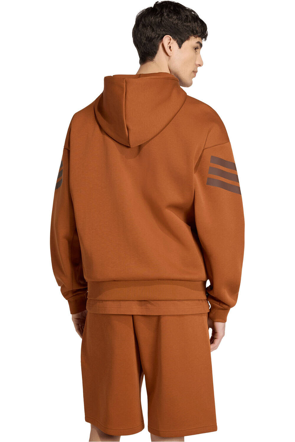 adidas sudadera hombre FUTURE ICONS THREE STRIPES FULL-ZIP vista trasera