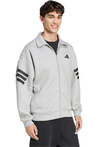 adidas sudadera hombre FUTURE ICONS THREE STRIPES WOVEN vista detalle