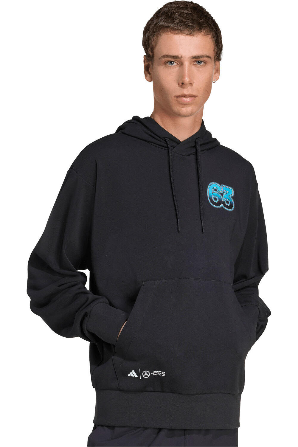 adidas sudadera hombre GEORGE RUSSELL GRAPHIC vista detalle