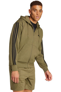 adidas sudadera hombre M 3S FL FZ HD vista detalle