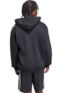 adidas sudadera hombre M 3S FL FZ HD vista trasera