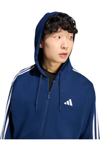 adidas sudadera hombre M 3S FT FZ HD vista detalle