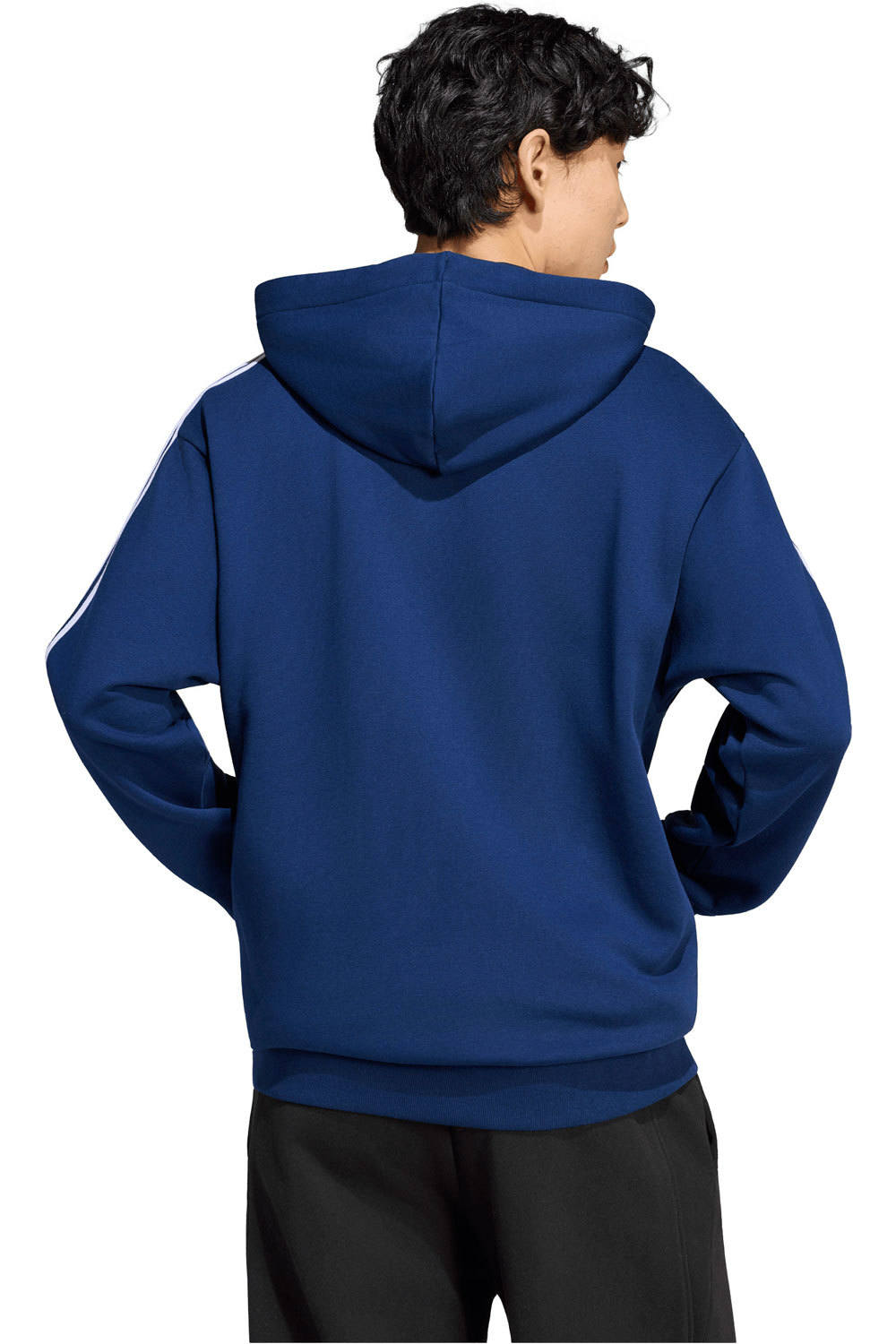 adidas sudadera hombre M 3S FT FZ HD vista trasera