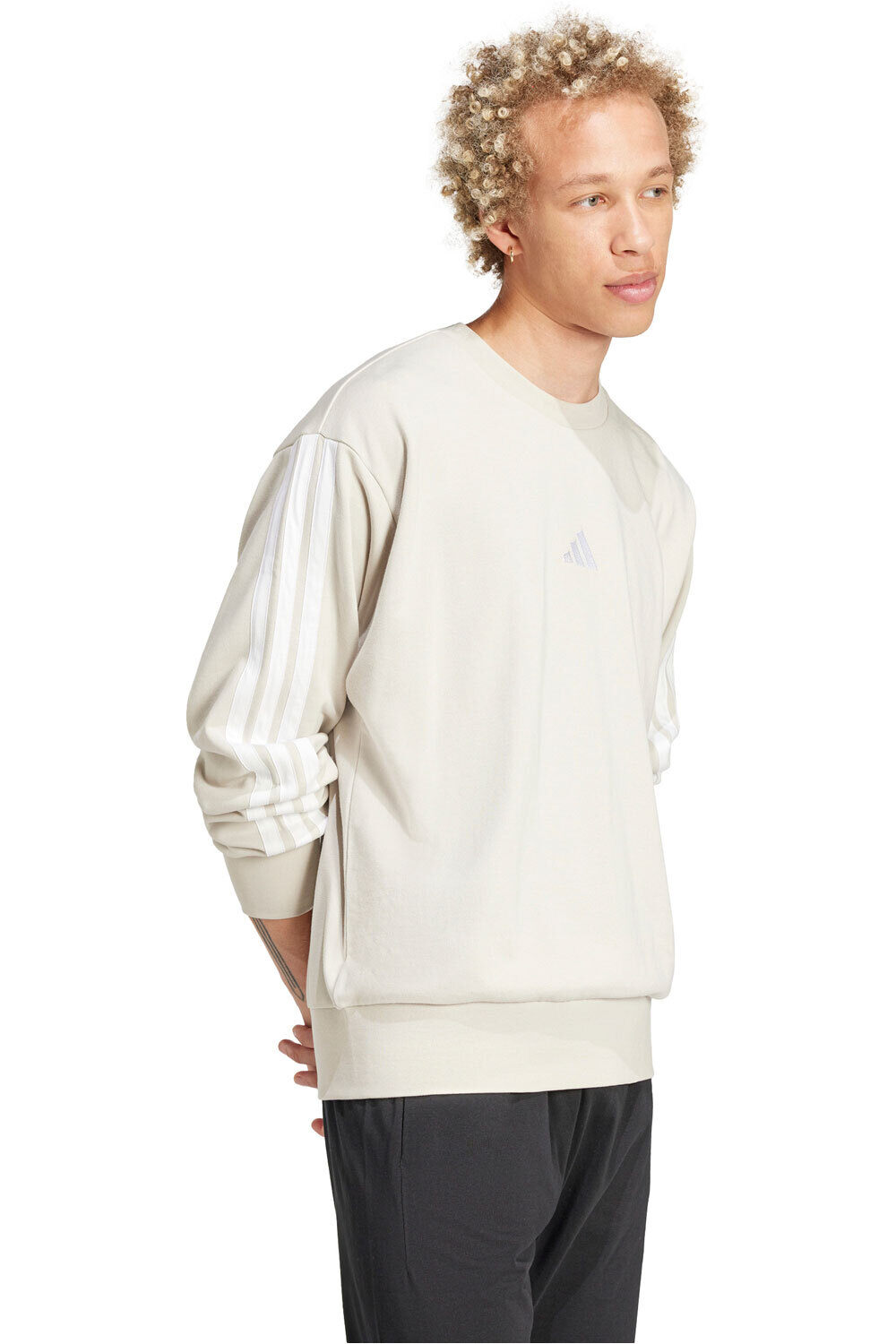 adidas sudadera hombre M 3S FT SWT vista detalle