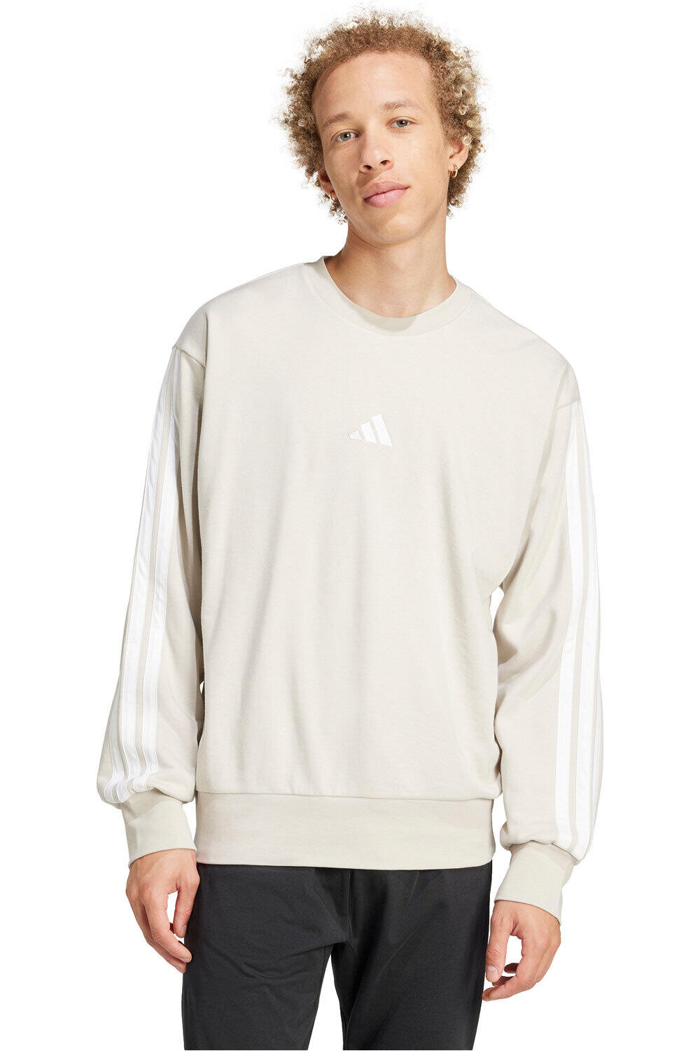 adidas sudadera hombre M 3S FT SWT vista frontal