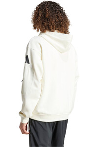 adidas sudadera hombre M CE FZ HD GD vista trasera