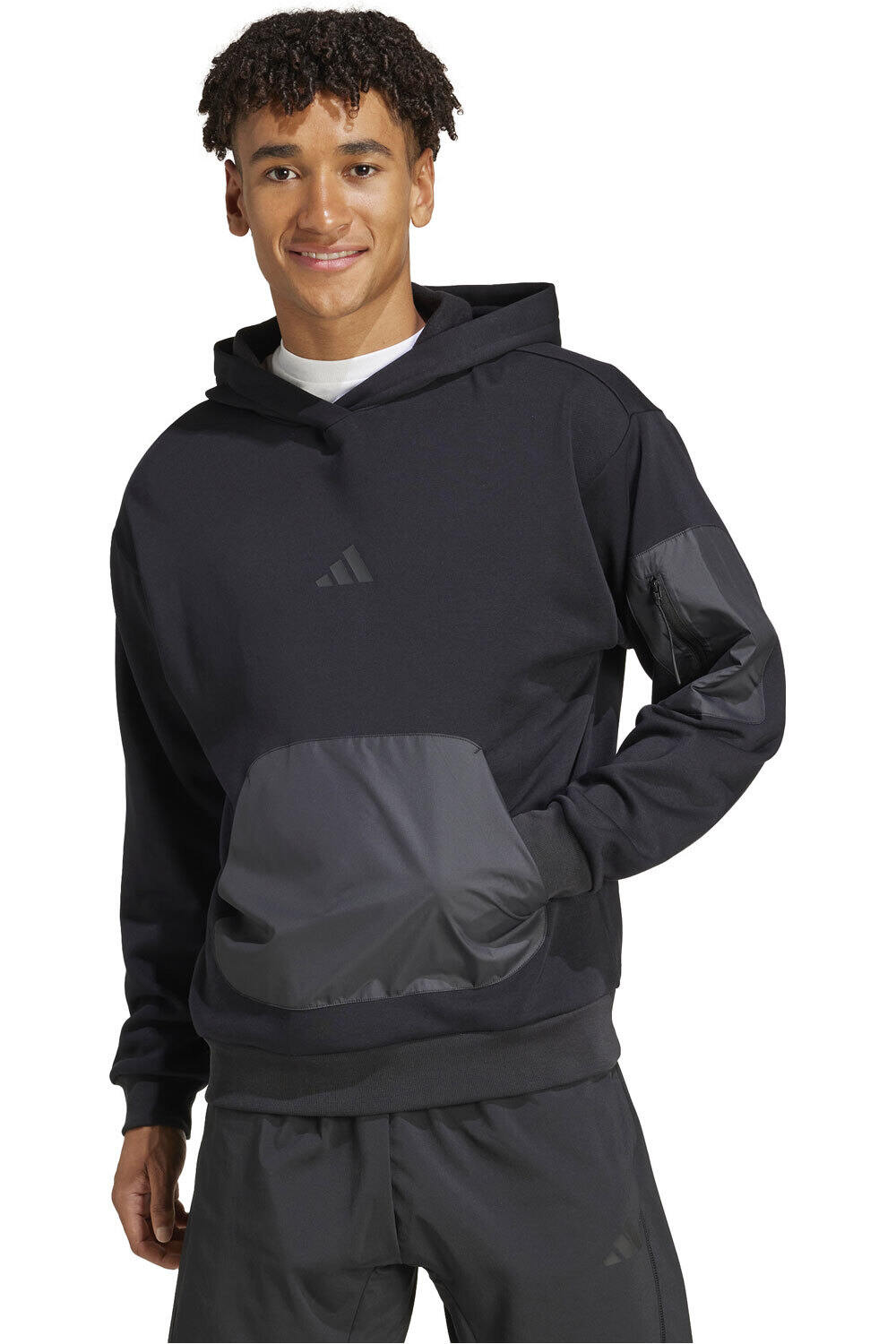 adidas sudadera hombre M CE HD GD vista frontal