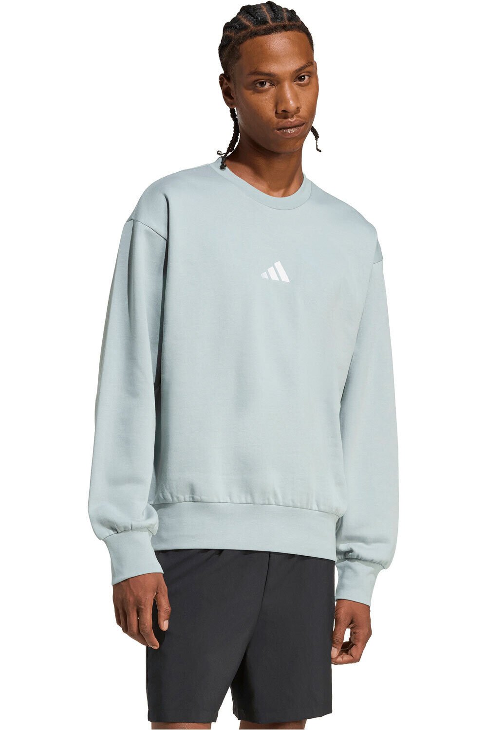 adidas sudadera hombre M FEELCOZY SWT vista frontal