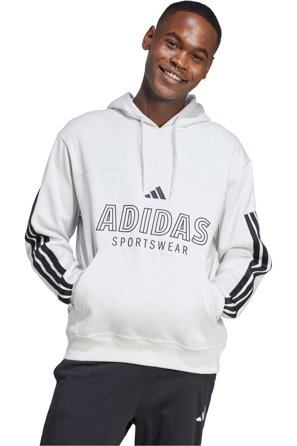 adidas sudadera hombre M TIRO FL HDY vista frontal