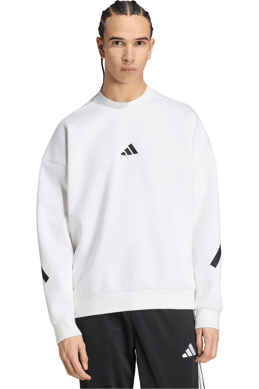 adidas sudadera hombre M Z.N.E. CRW vista frontal