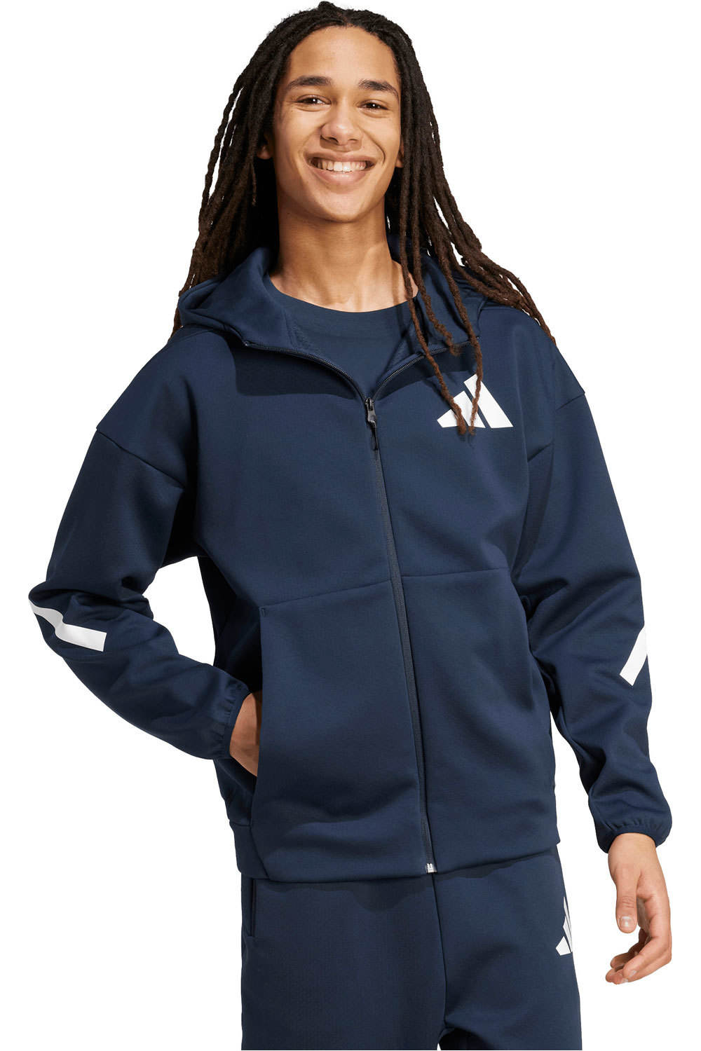 adidas sudadera hombre M Z.N.E. FZ vista detalle