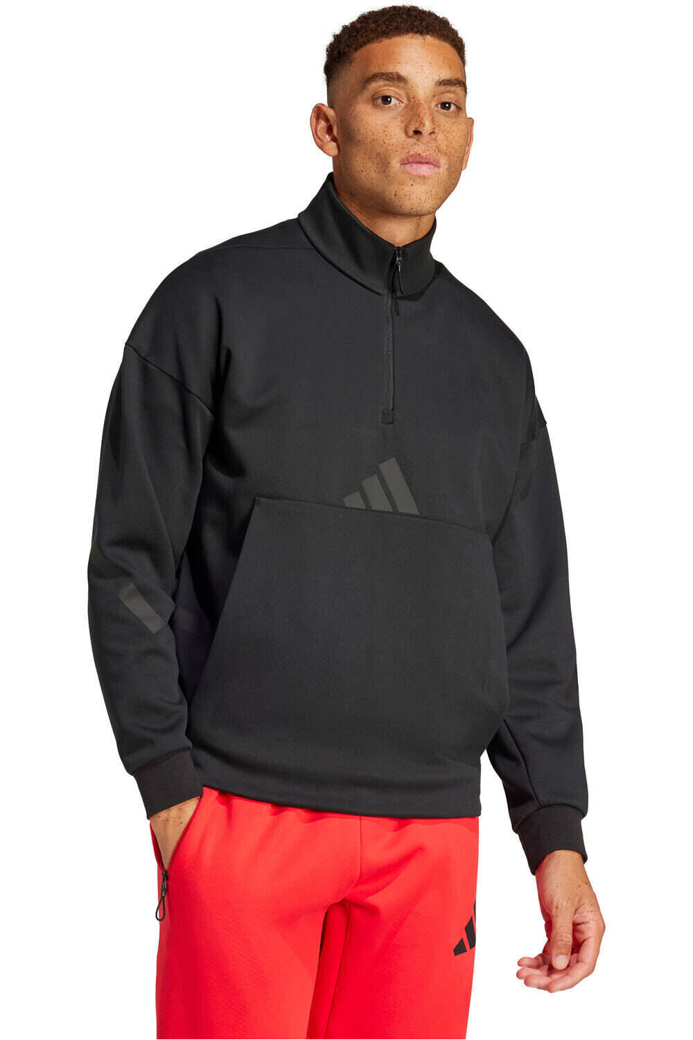 adidas sudadera hombre M Z.N.E. H-ZIP vista frontal