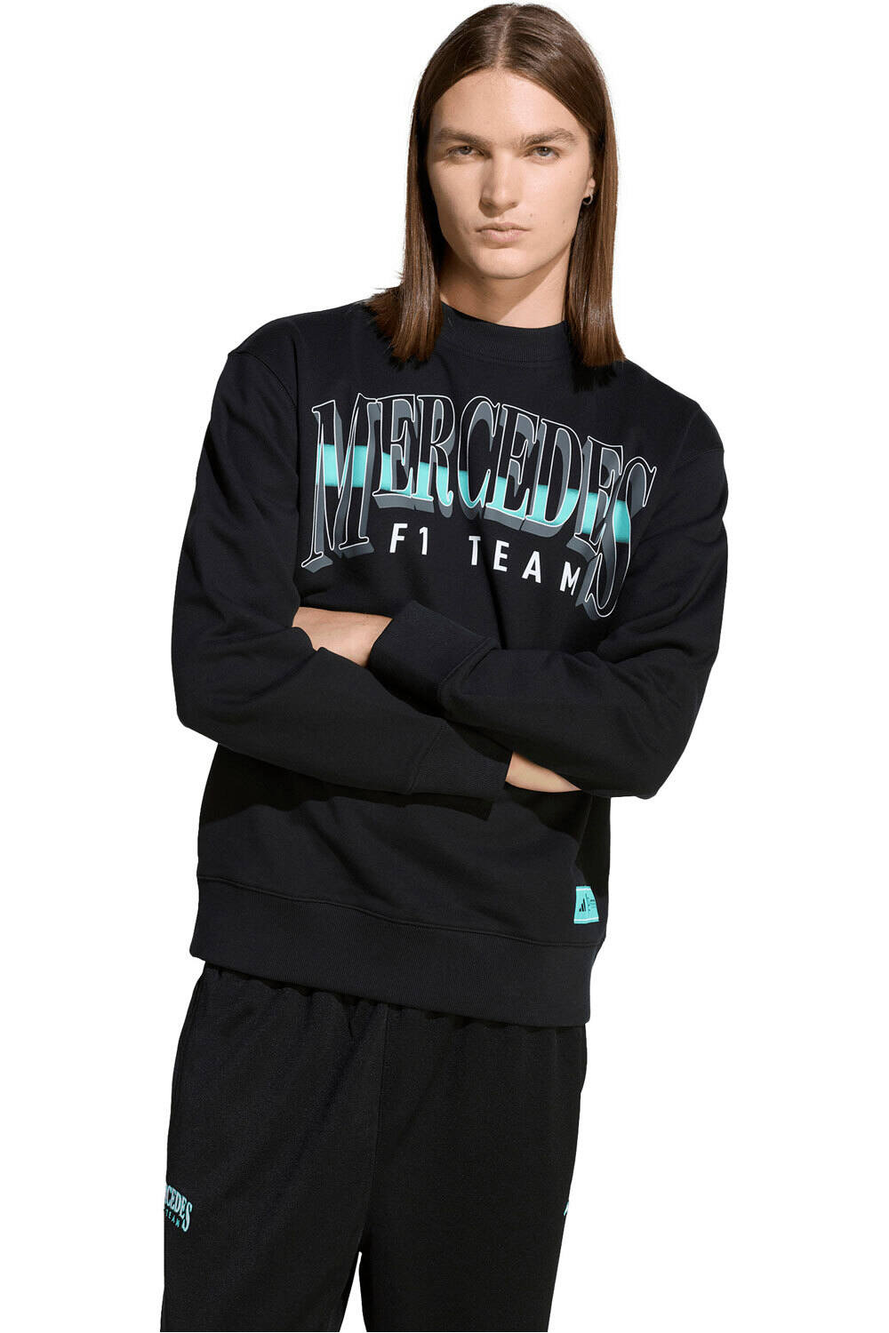 adidas sudadera hombre MERCEDES-AMG PETRONAS F1 LAS VEGAS vista frontal