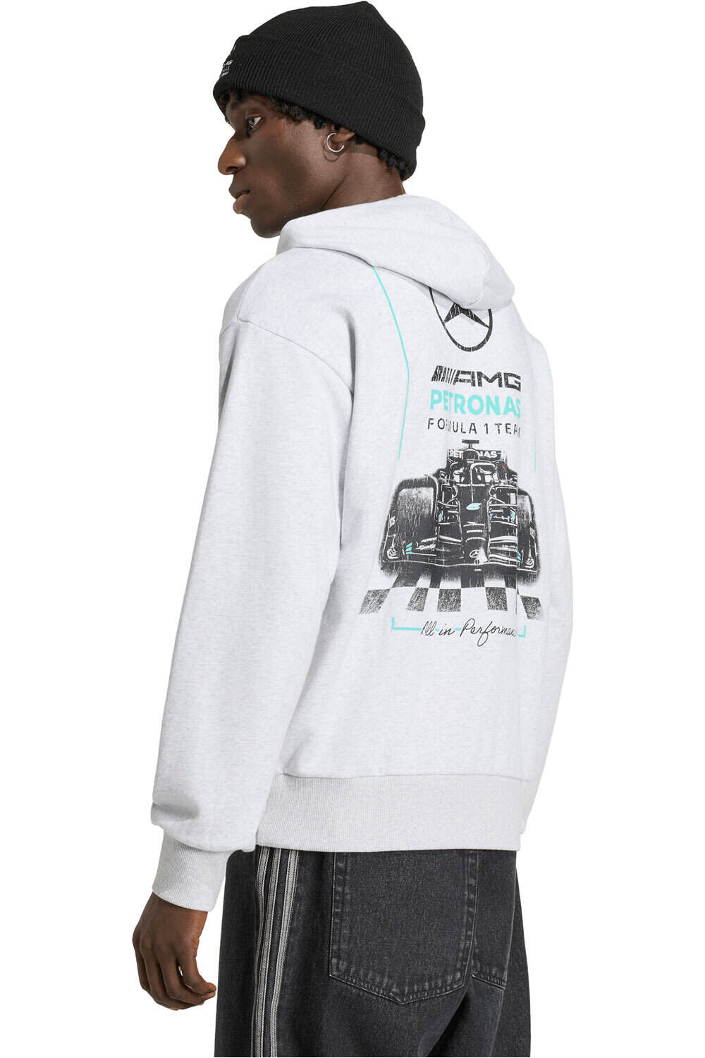 adidas sudadera hombre MERCEDES-AMG PETRONAS F1 TEAM 02 vista trasera