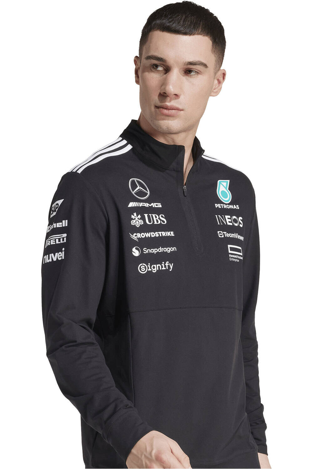 adidas sudadera hombre MERCEDES AMG PETRONAS F1 TEAM vista detalle