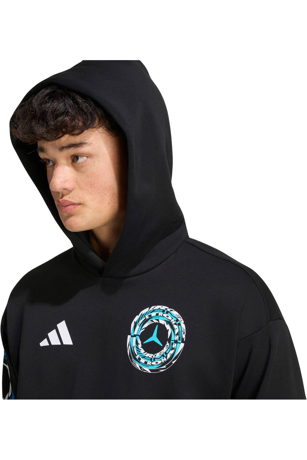 adidas sudadera hombre MERCEDES AMG-PETRONAS F1 vista detalle