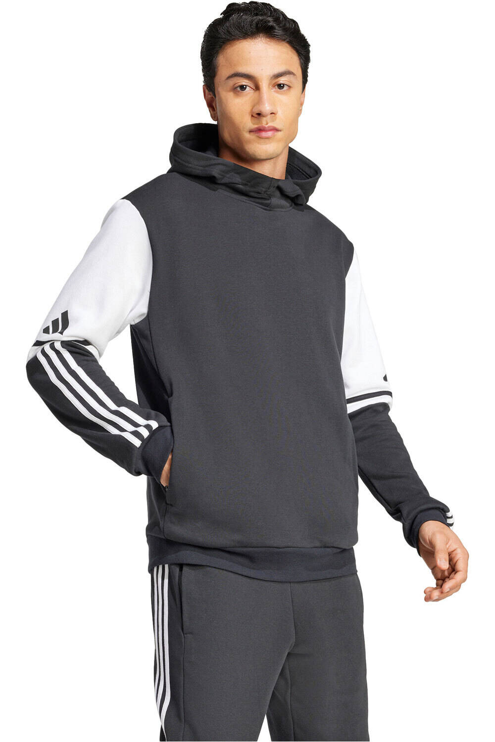 adidas sudadera hombre SQ25 SW HOOD vista detalle