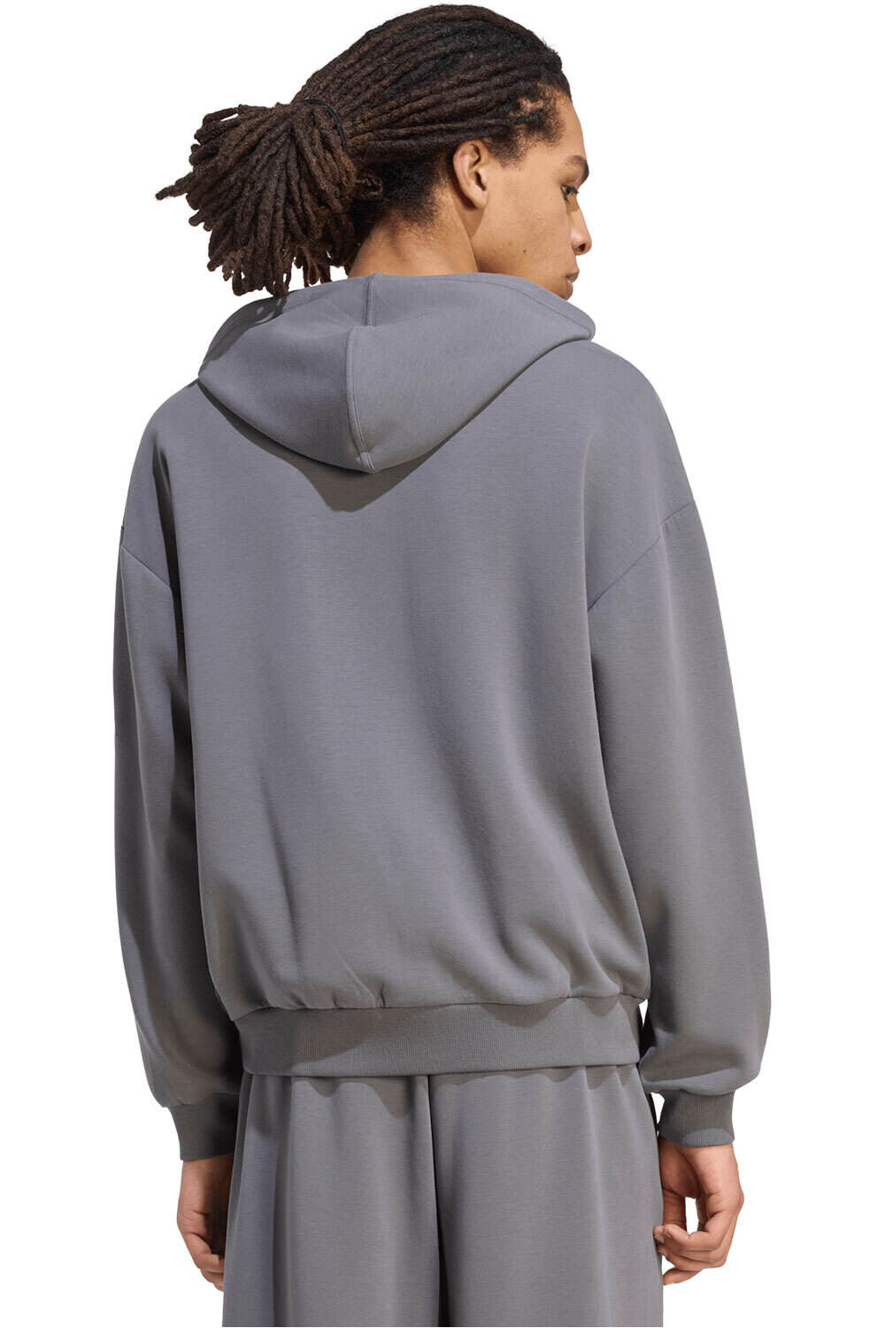 adidas sudadera hombre SUDADERA CAPUCHA SOFT LUX CREMALLERA vista trasera