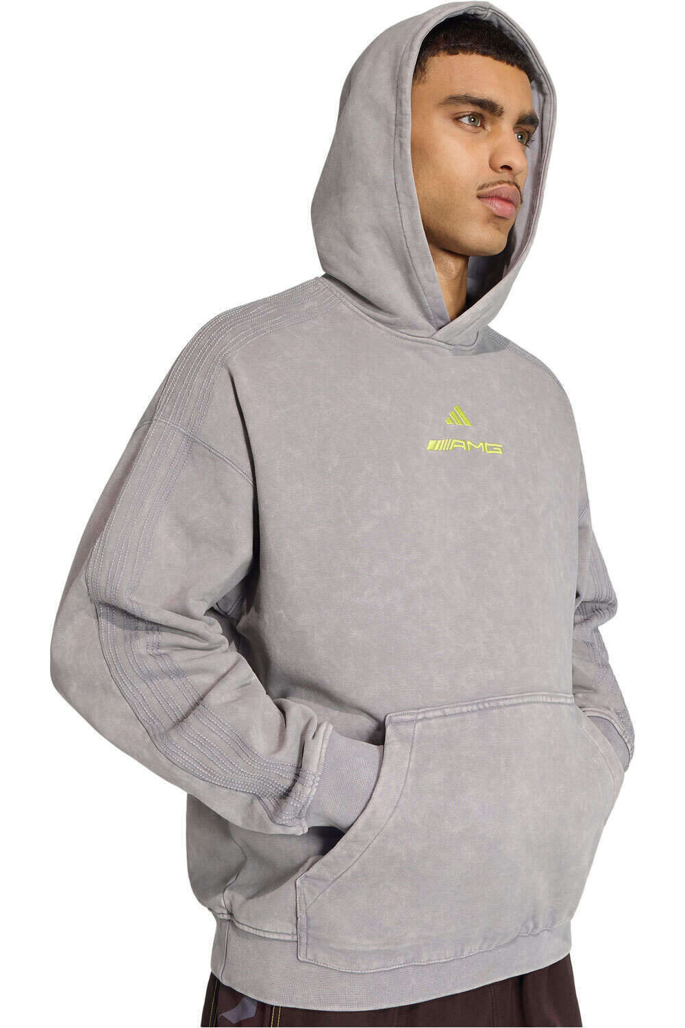 adidas sudadera hombre SUDADERA CON CAPUCHA AMG WASHED vista detalle