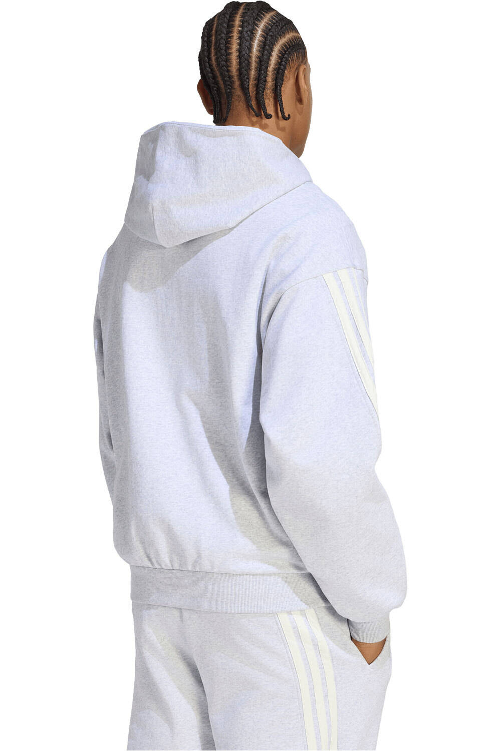 adidas sudadera hombre SUDADERA CON CAPUCHA KIT 3-STRIPES vista trasera