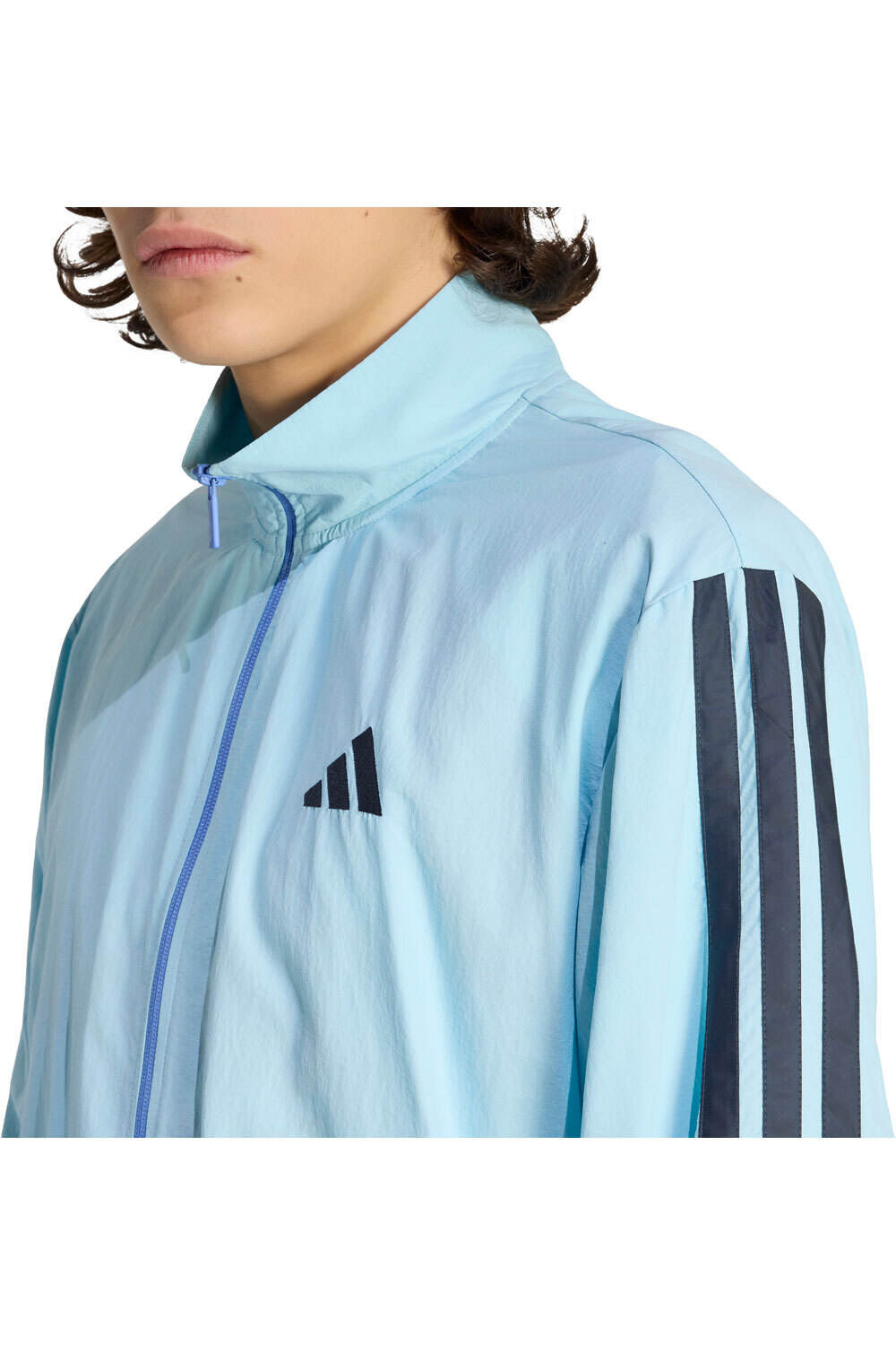 adidas sudadera hombre SUDADERA ESSENTIALS 3 RAYAS TEJIDA vista detalle