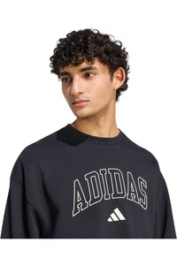 adidas sudadera hombre Sudadera Universitaria Seasonal Ess vista detalle