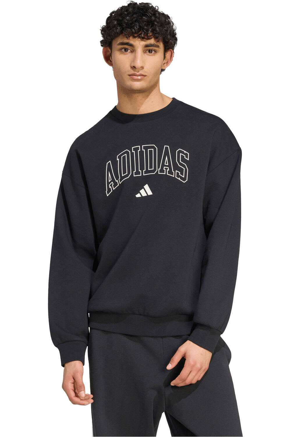 adidas sudadera hombre Sudadera Universitaria Seasonal Ess vista frontal