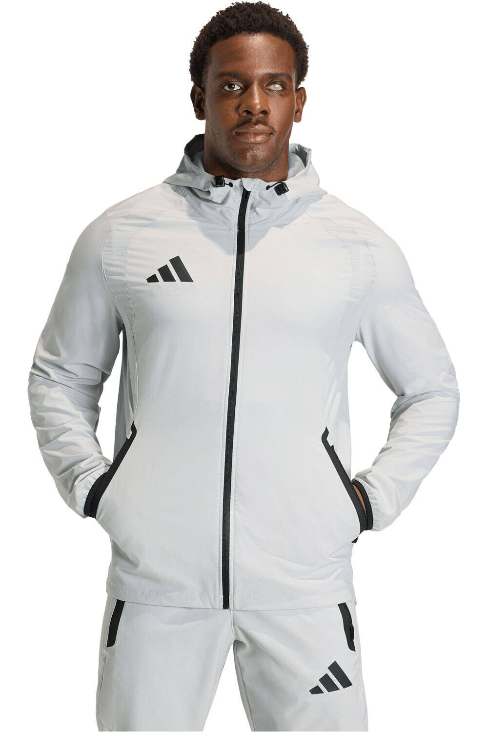 adidas sudadera hombre TIRO TRAVEL WINDBREAKER vista frontal