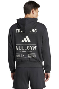 adidas sudadera hombre U TR CAT G H vista trasera