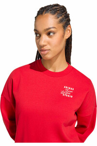 adidas sudadera mujer 3 STRIPES STUDIO FL vista detalle