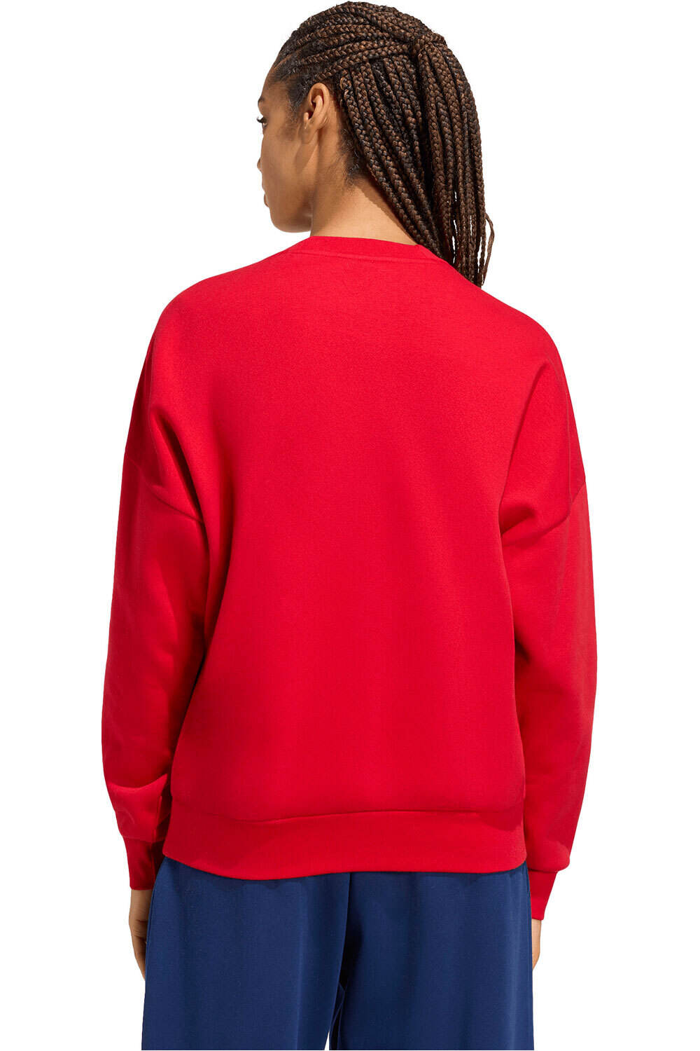 adidas sudadera mujer 3 STRIPES STUDIO FL vista trasera