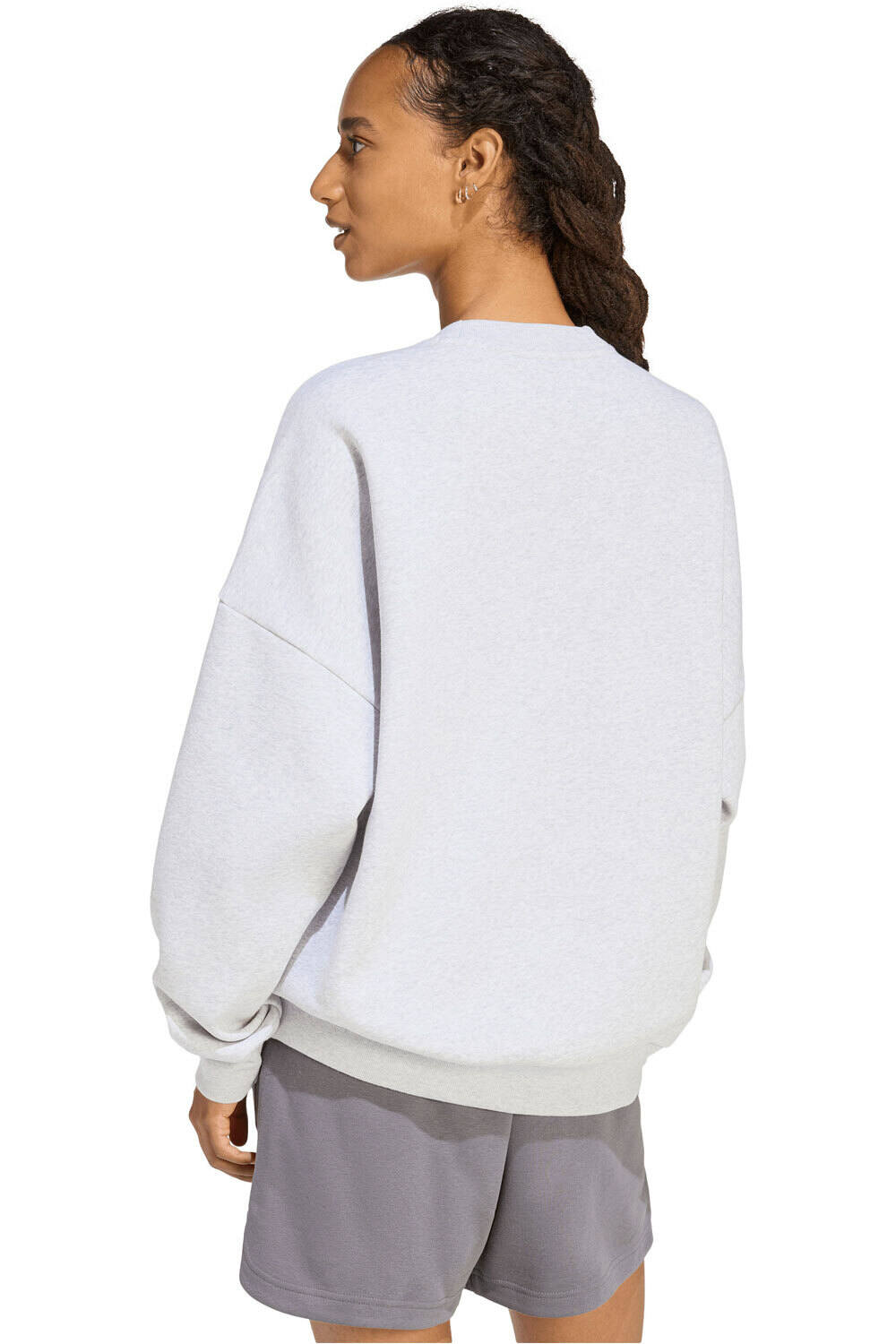 adidas sudadera mujer 3 STRIPES STUDIO FL vista trasera