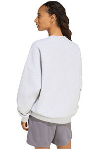 adidas sudadera mujer 3 STRIPES STUDIO FL vista trasera