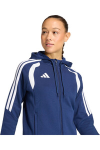adidas sudadera mujer Chaqueta Capucha Cremallera Tiro26 vista detalle
