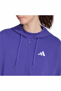adidas sudadera mujer Chaqueta capucha Essentials FT 3S vista detalle