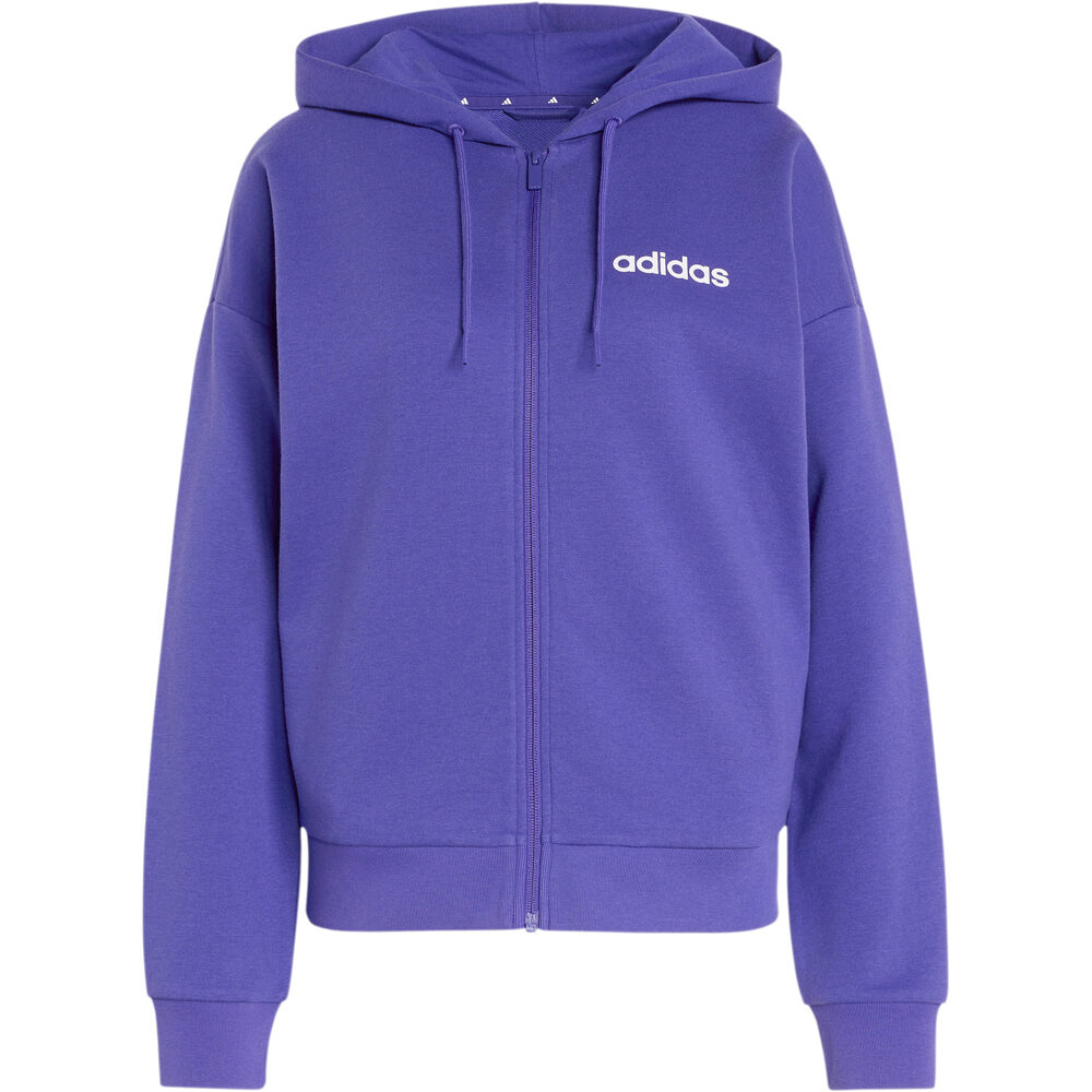 adidas sudadera mujer Chaqueta capucha Essentials Linear FT 03