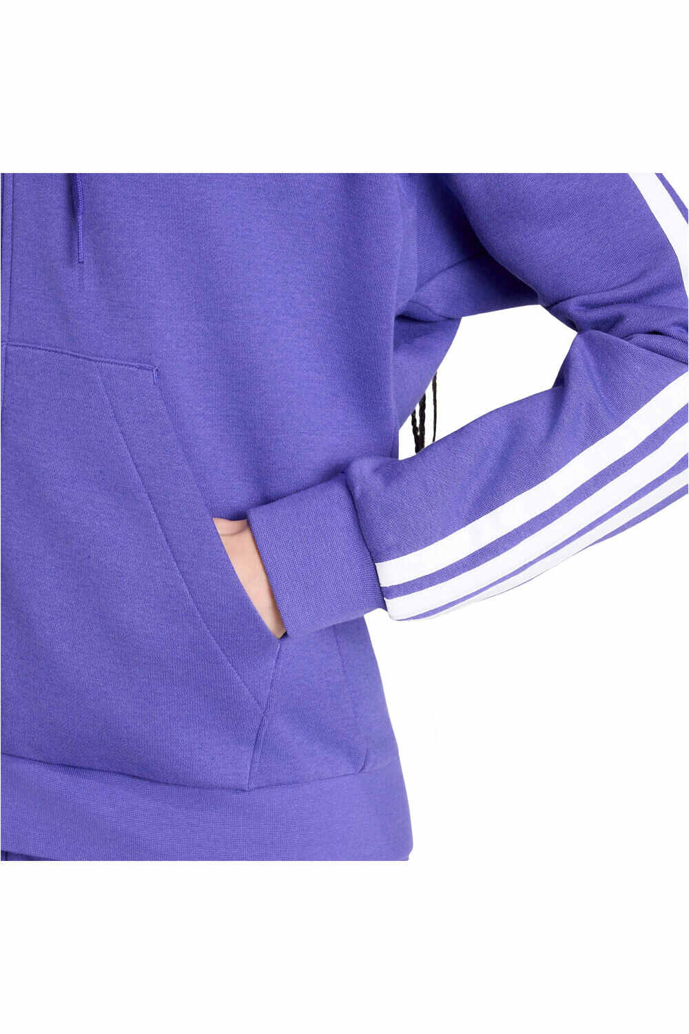 adidas sudadera mujer Chaqueta capucha y cremallera Ess 3S 03