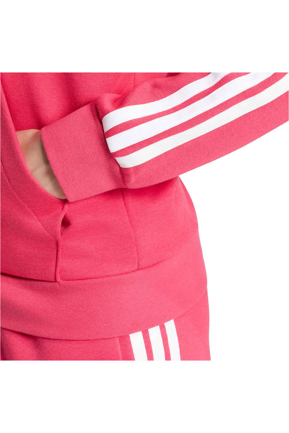 adidas sudadera mujer Chaqueta capucha y cremallera Ess 3S 03