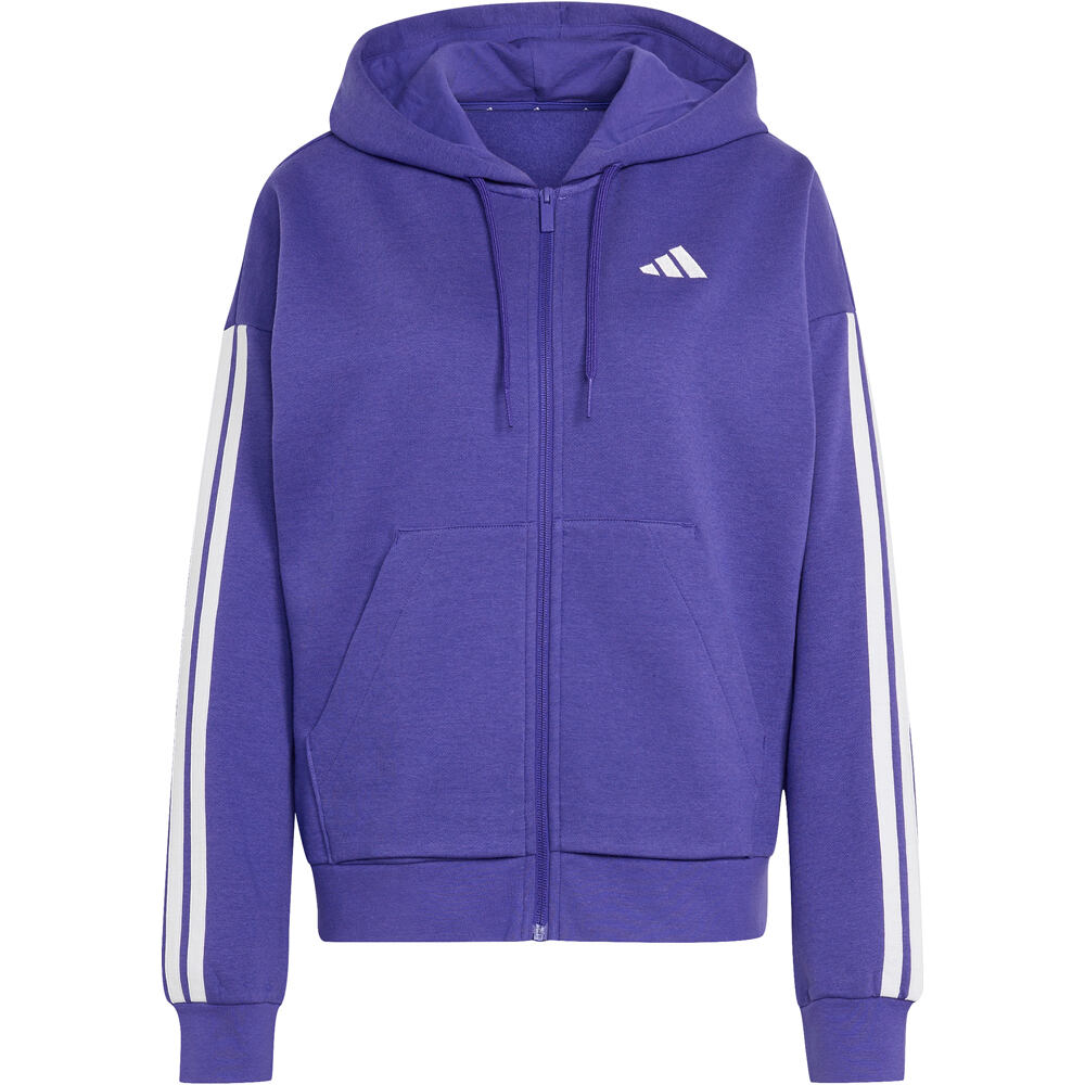 adidas sudadera mujer Chaqueta capucha y cremallera Ess 3S 04