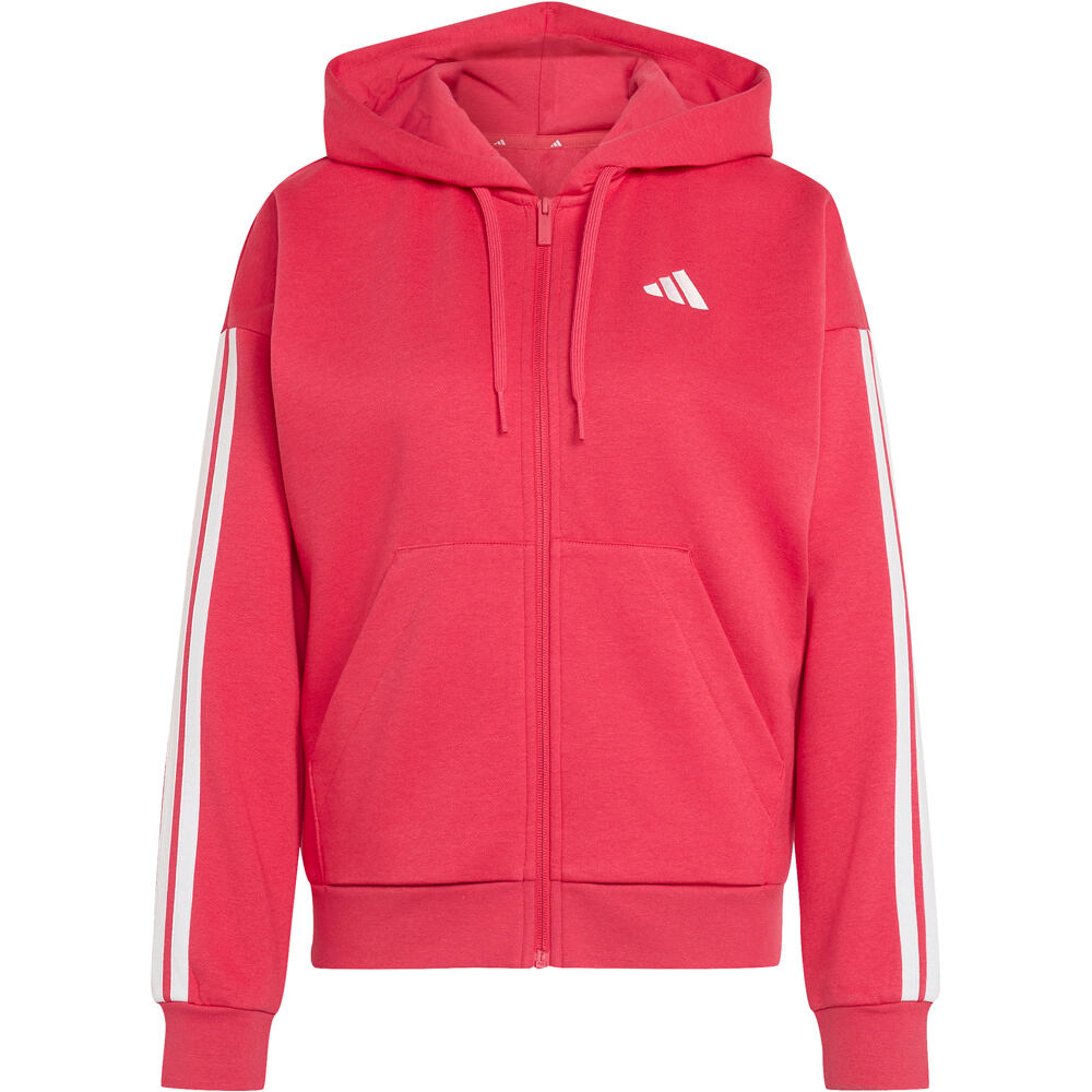 adidas sudadera mujer Chaqueta capucha y cremallera Ess 3S 04