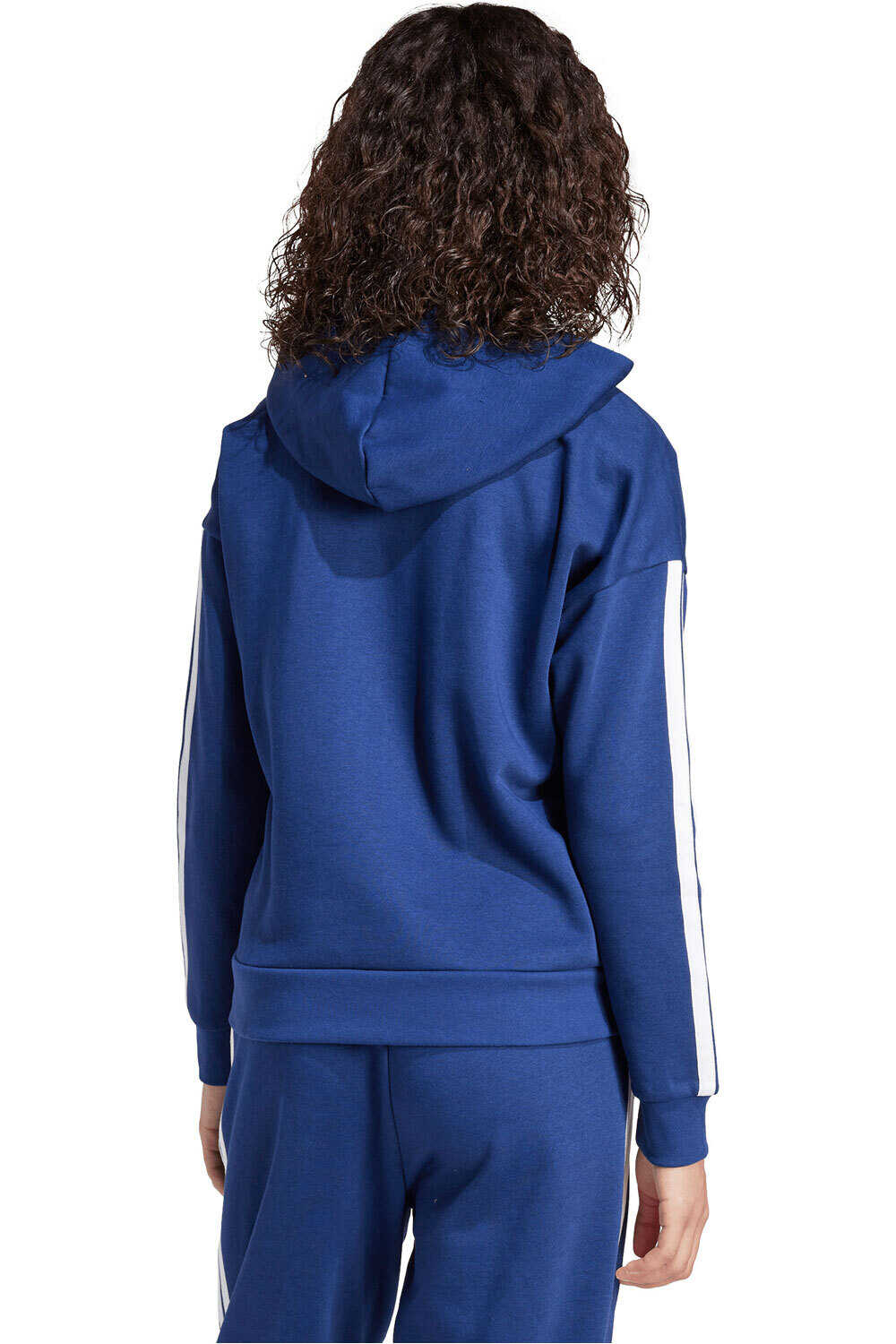 adidas sudadera mujer Chaqueta capucha y cremallera Ess 3S vista trasera