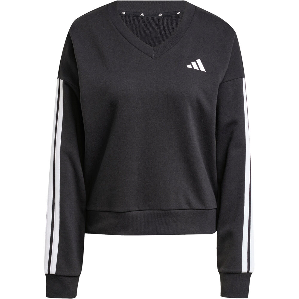 adidas sudadera mujer CUELLO PICO ESSENTIALS 3 STRIPES 05
