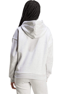 adidas sudadera mujer ESSENTIALS 3-STRIPES FLEECE vista trasera