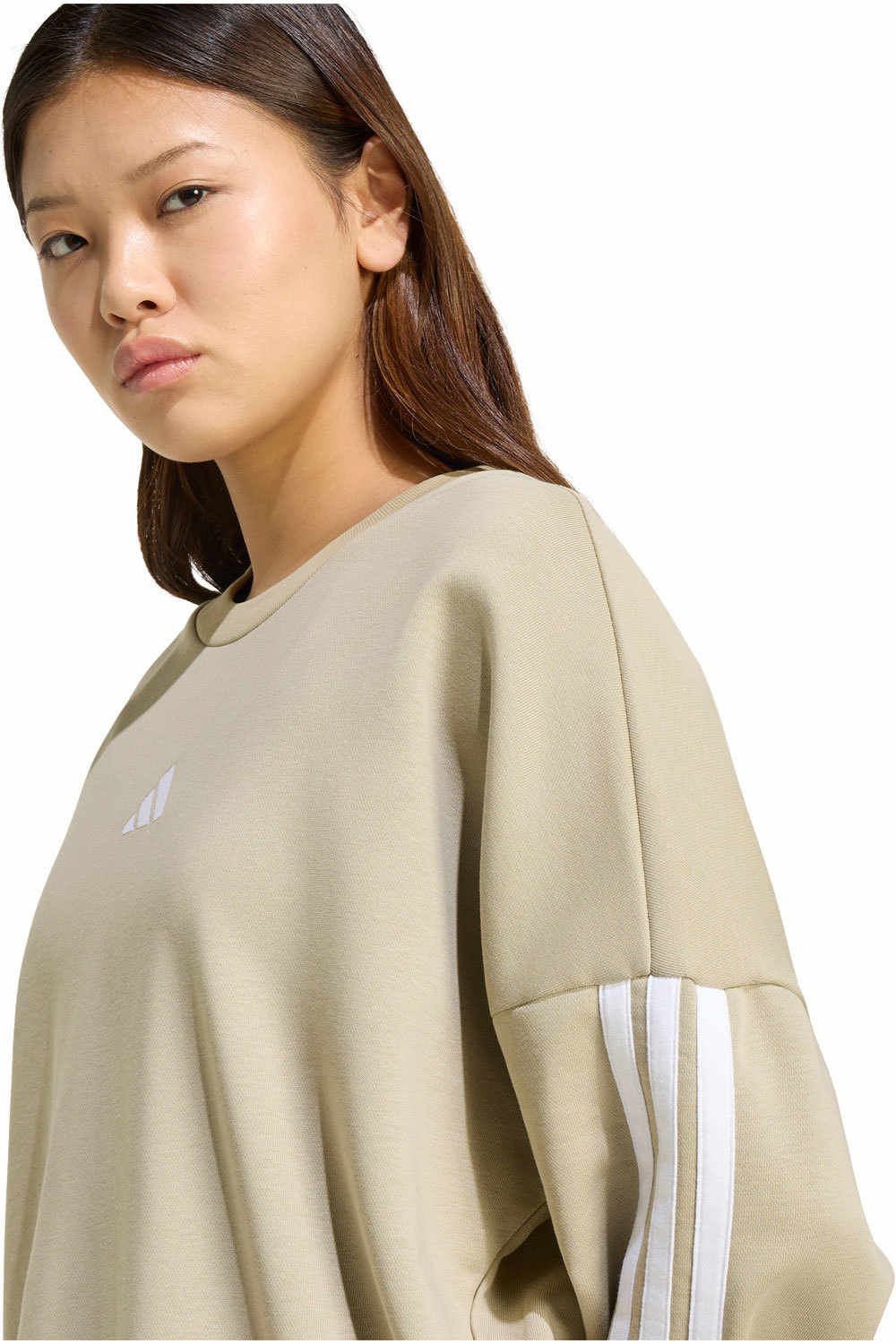 adidas sudadera mujer ESSENTIALS 3-STRIPES vista detalle