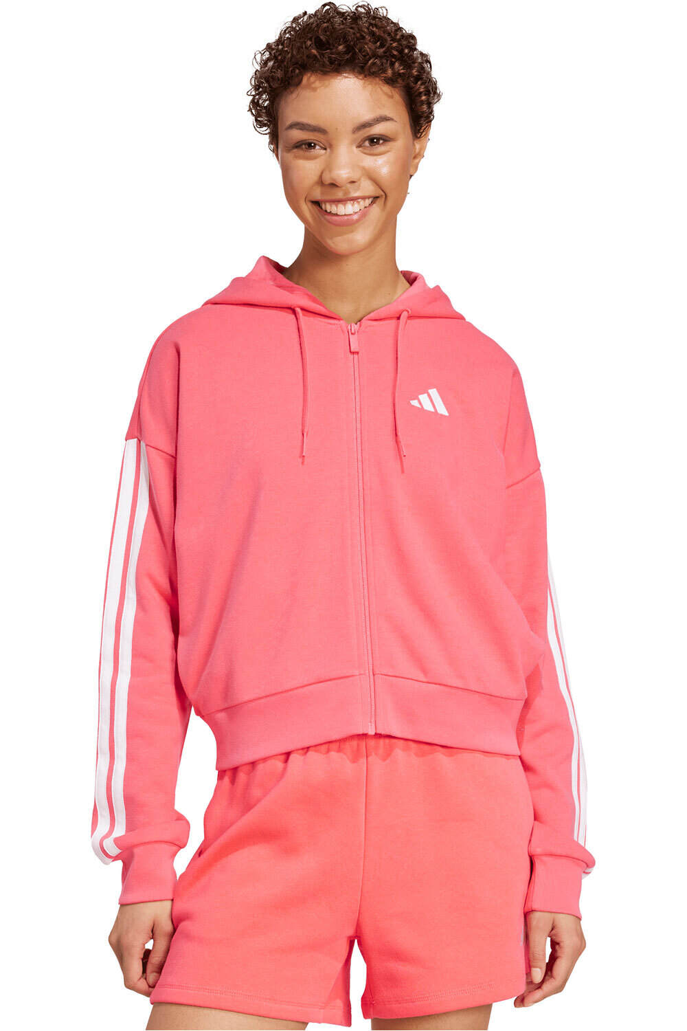 adidas sudadera mujer ESSENTIALS 3-STRIPES vista frontal