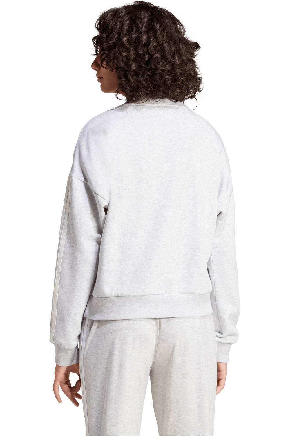adidas sudadera mujer ESSENTIALS 3 STRIPES vista trasera