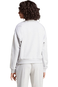 adidas sudadera mujer ESSENTIALS 3 STRIPES vista trasera